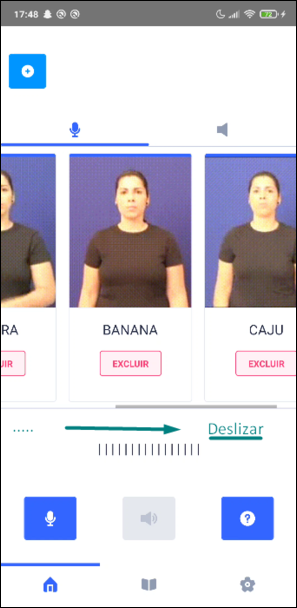 Deslizar horizontalmente
